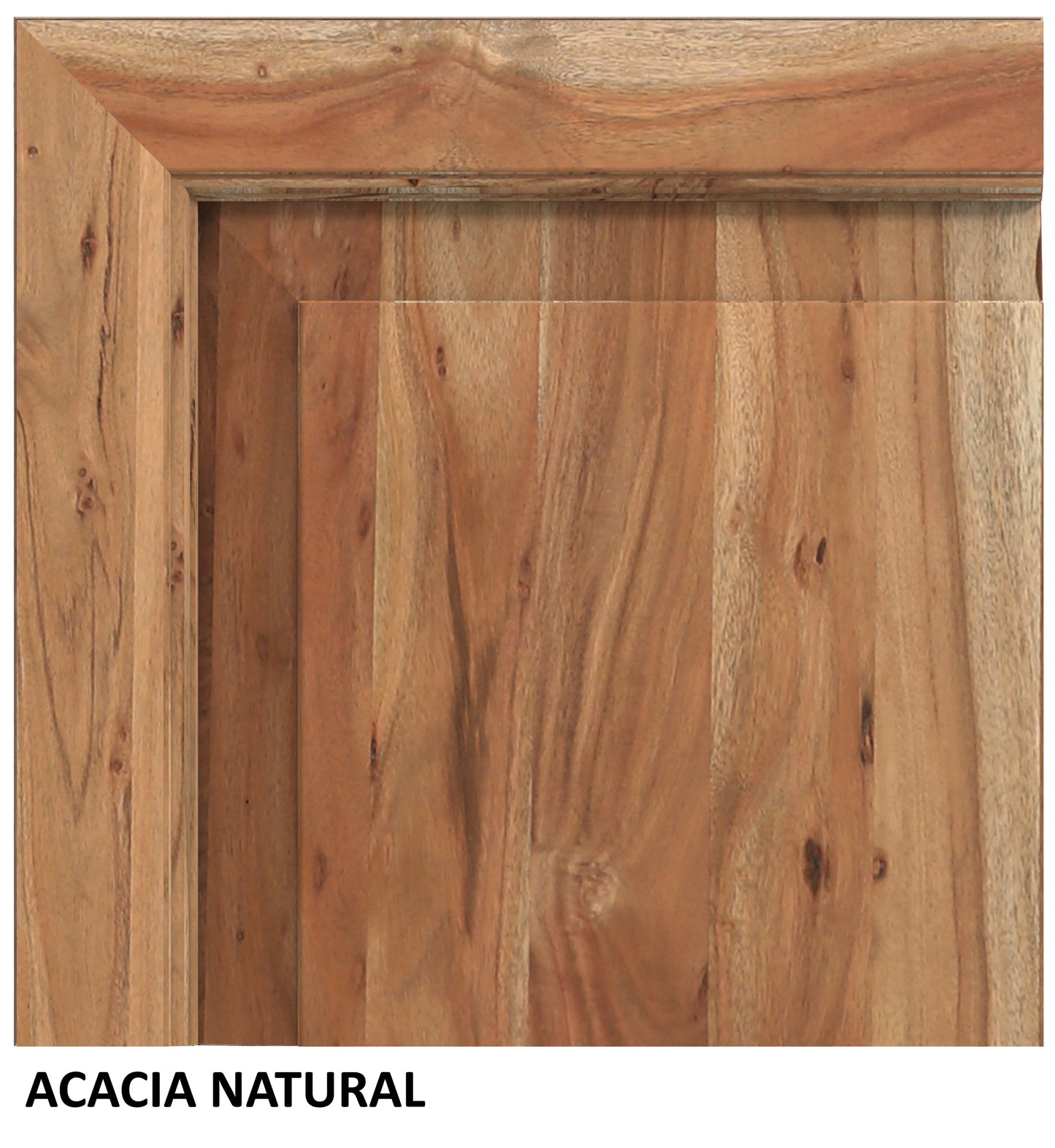 Malcolm Acacia Ladderback Side Dining Chair - Natural