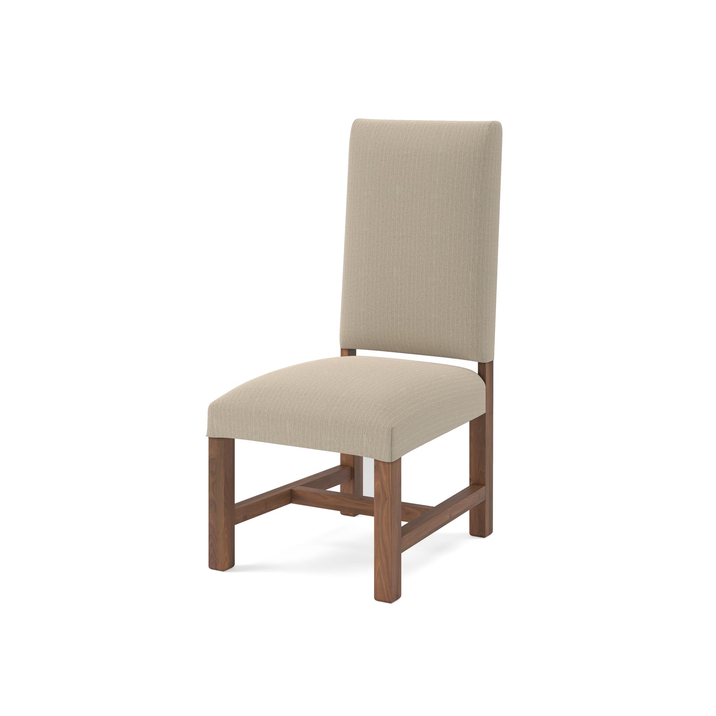 Jeremiah Dining End Chair - Performance Ecru + Natural