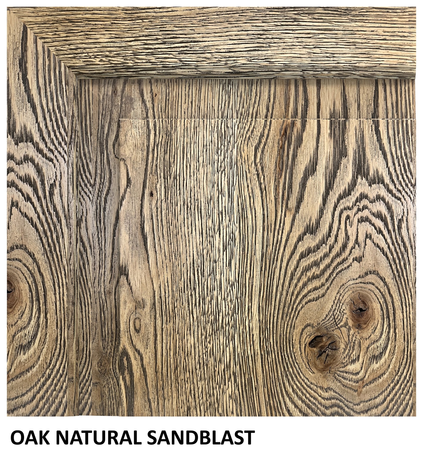 Wallace 84" Oak Dining Table - Sandblasted Natural