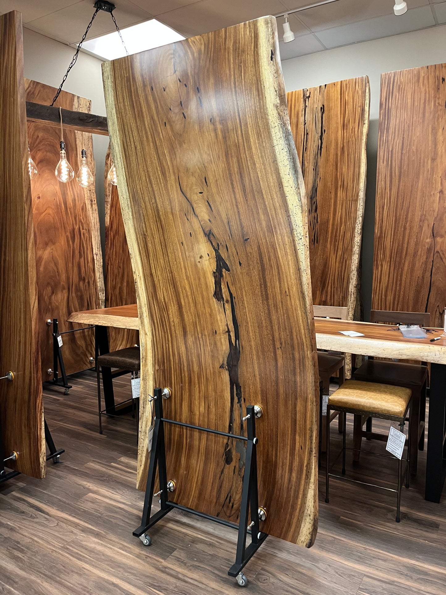 Nicoya 96" Guanacaste Live Edge Dining Table - Natural - SN513