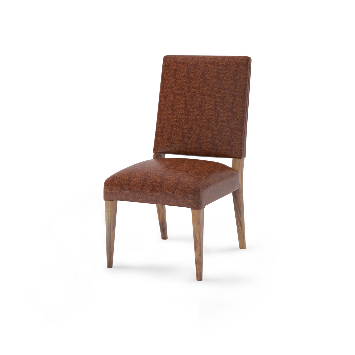 Willis Top Grain Leather Dining Chair - Whiskey + Natural