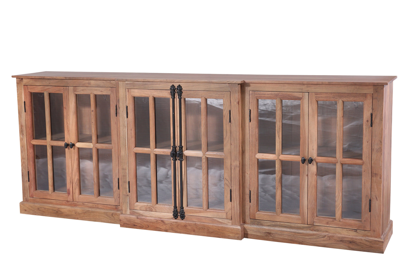 Billings 100" Breakfront 6 Door Sideboard - Natural