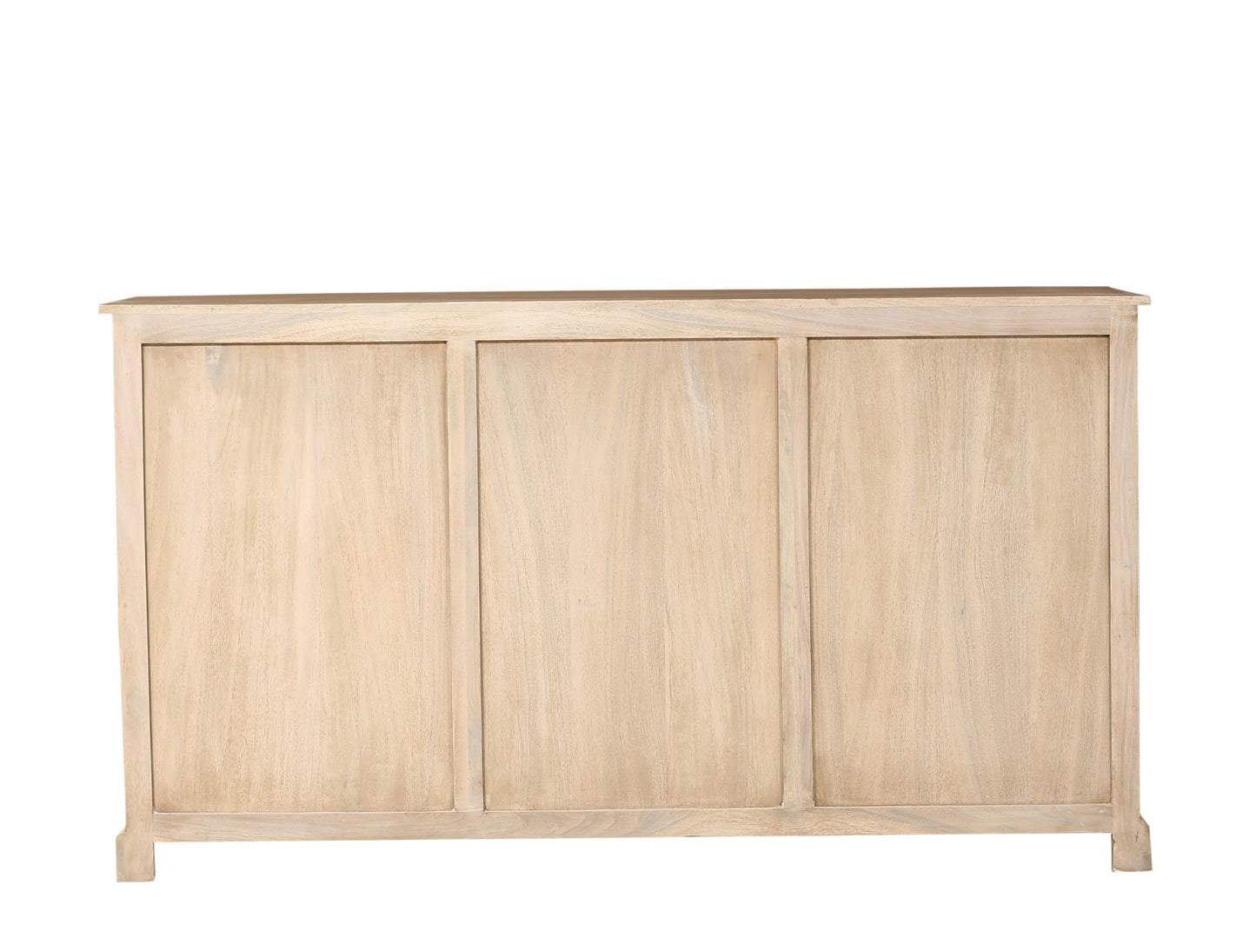 Clarissa 72" Acacia 4 Door Breakfront Sideboard - New White Wash