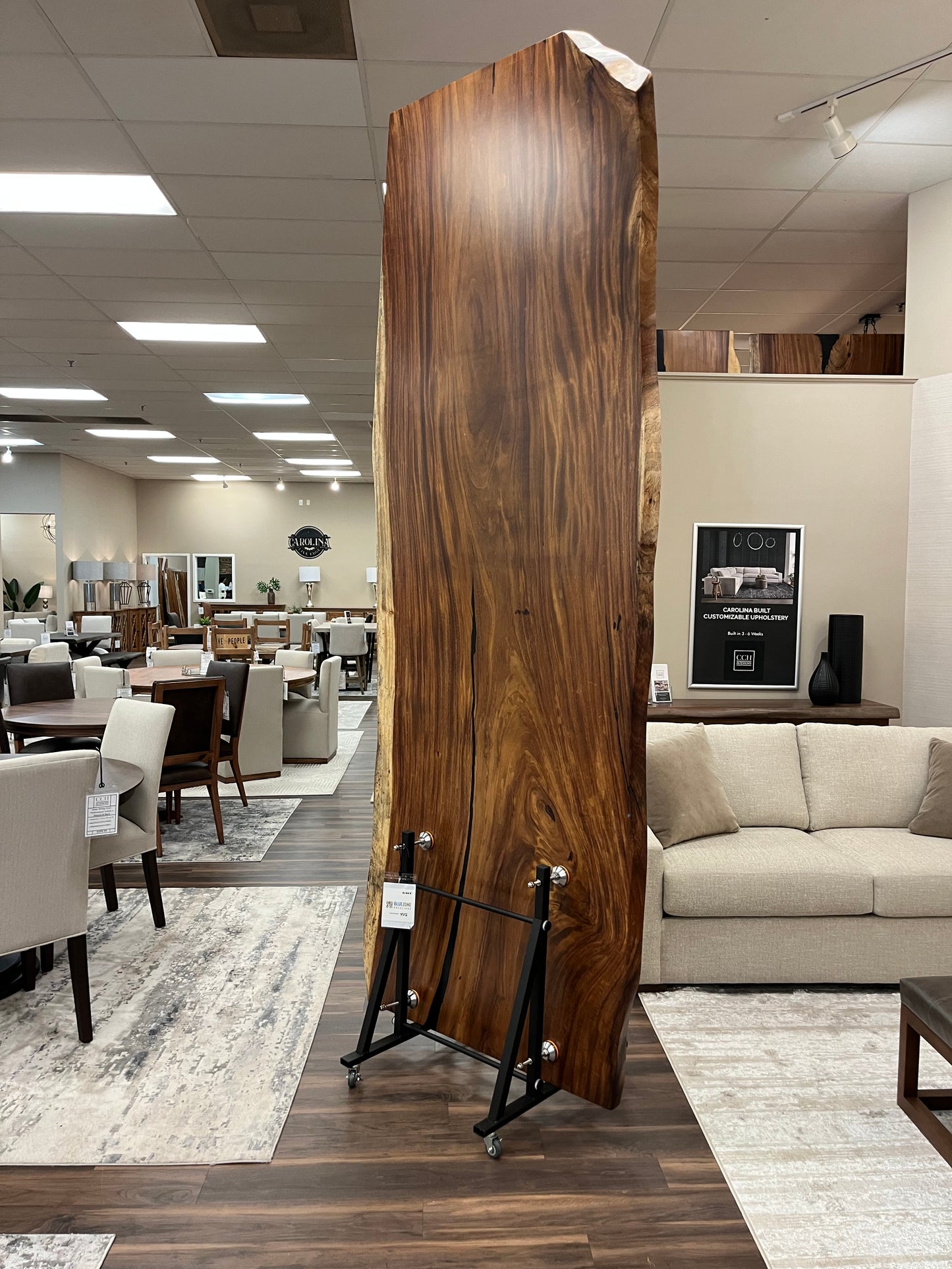 Nicoya 108" Guanacaste Live Edge Dining Table - Natural - SN456