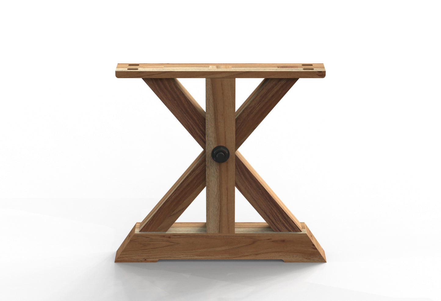 Malcolm Acacia 96" Live Edge Dining Table - Natural + Gray