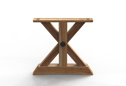 Malcolm Acacia 96" Live Edge Dining Table - Natural + Black