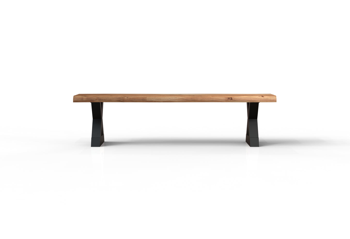 Malcolm 72" Acacia Live Edge Dining Bench - Natural