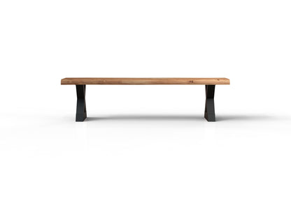 Malcolm 72" Acacia Live Edge Dining Bench - Natural