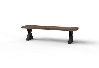 Maxwell 72" Acacia Dining Bench - Natural + Smoke