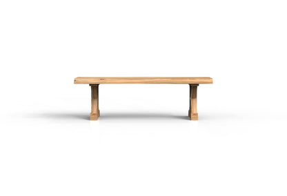 Malcolm 60" Acacia Live Edge Dining Bench - Natural