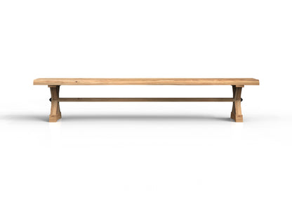 Malcolm 96" Acacia Live Edge Dining Bench - Natural