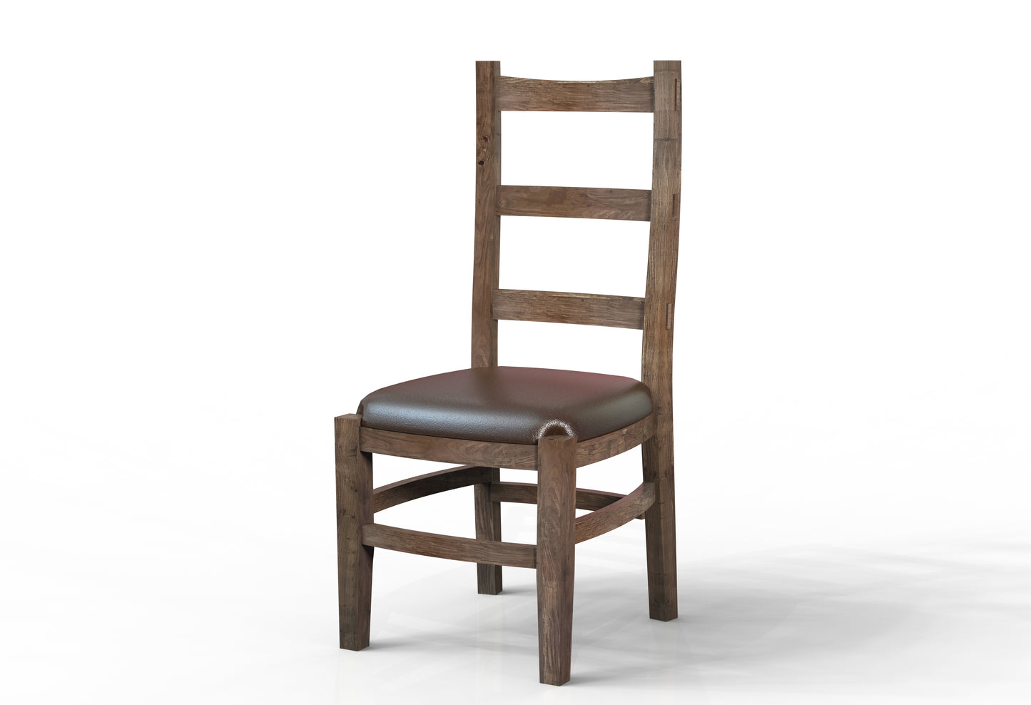 Pascal Acacia Dining End Chair - Natural + Smoke