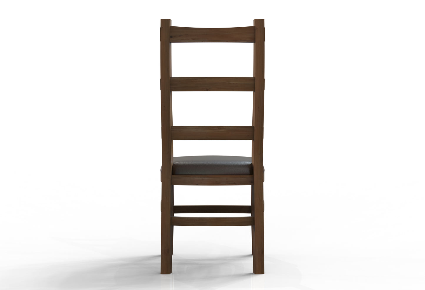 Pascal Acacia Dining End Chair - Natural + Gray