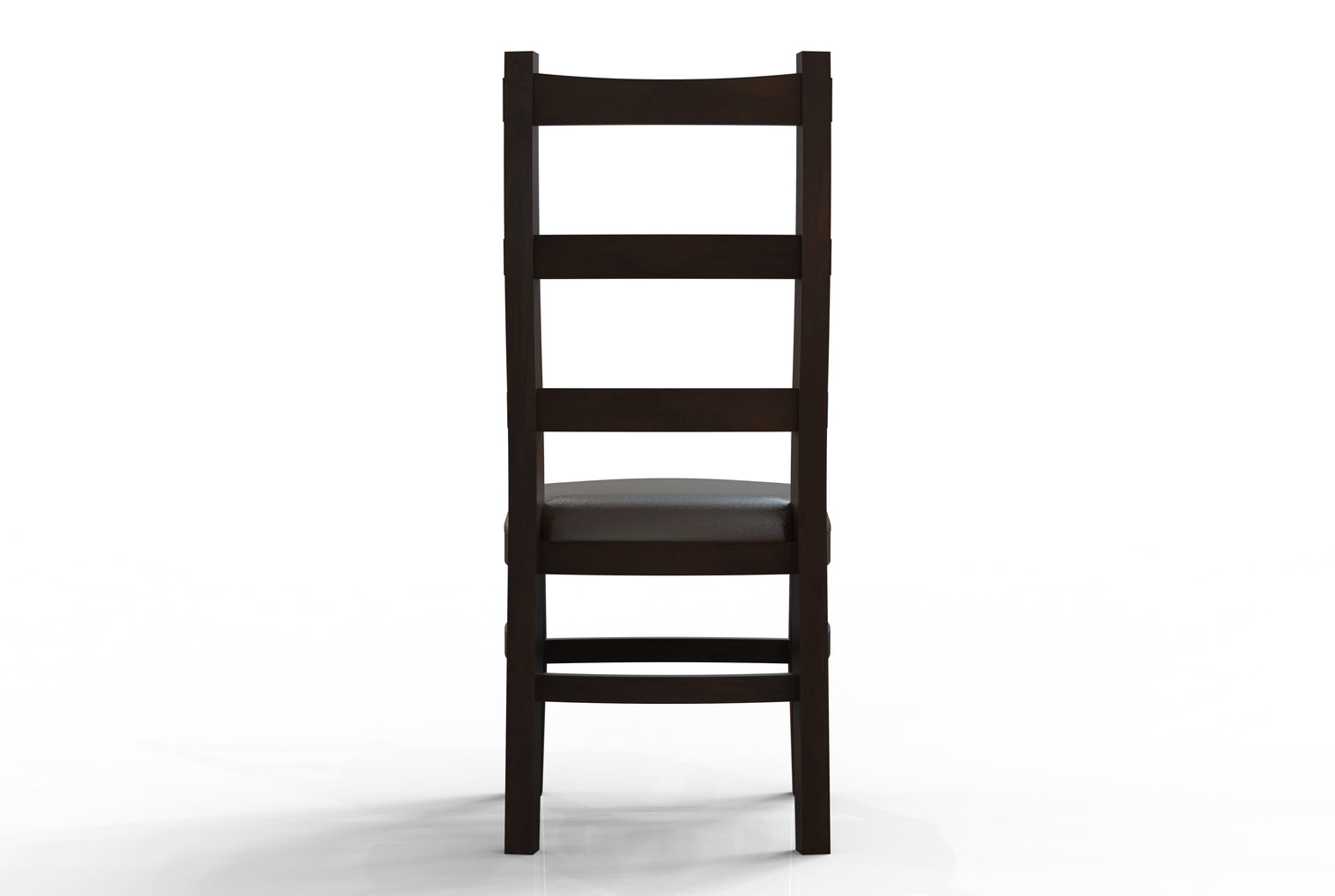 Pascal Acacia Dining End Chair - Natural + Black