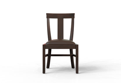 Antony Acacia Dining Side Chair - Natural + Black