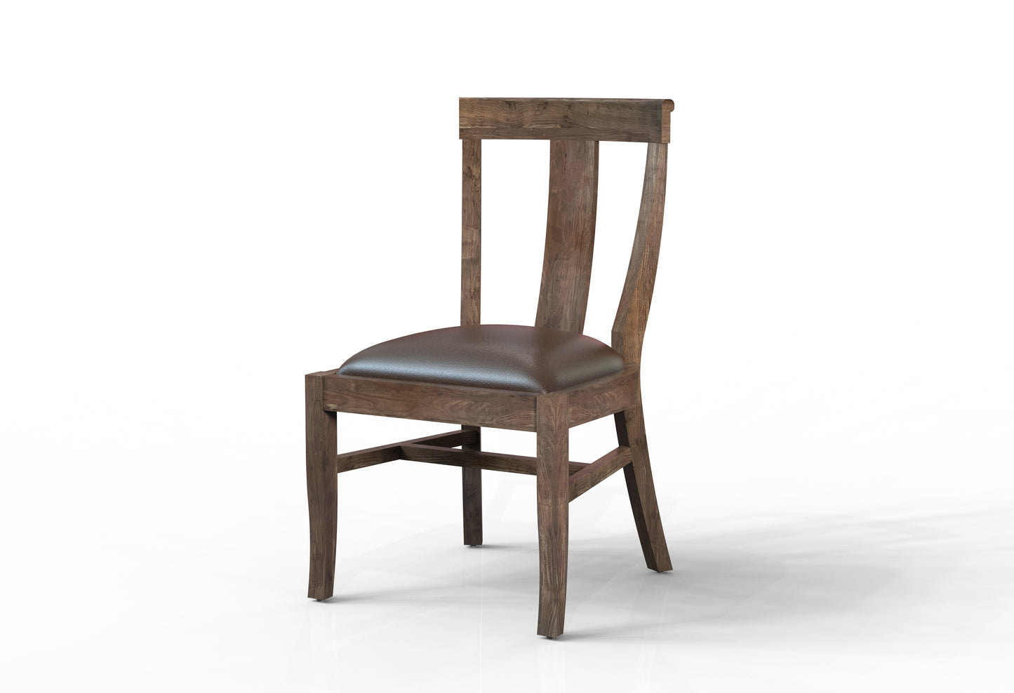 Antony Acacia Dining Side Chair - Natural + Smoke