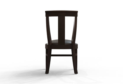 Antony Acacia Dining Side Chair - Natural + Black