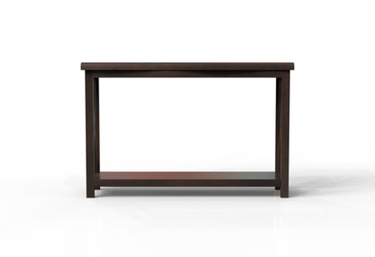 Malcolm Acacia 56" Live Edge Console Table - Natural + Black