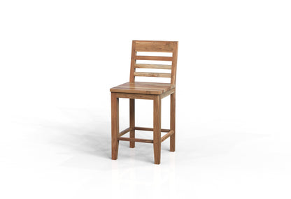 Malcolm Acacia Ladderback Counter Stool - Natural
