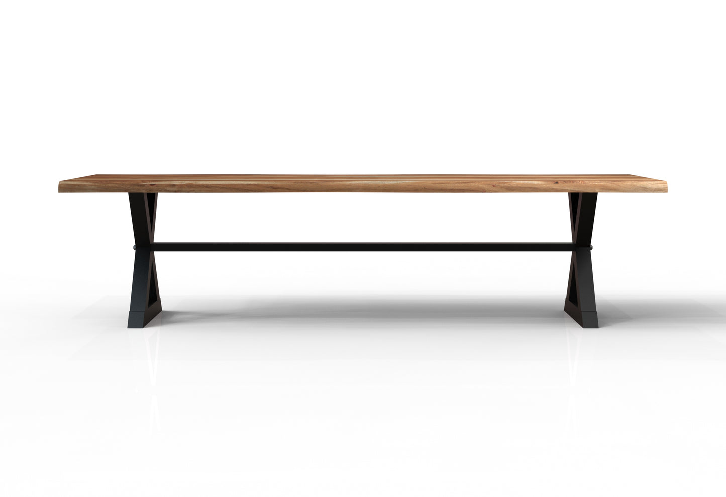 Malcolm Acacia 120" Live Edge Dining Table - Natural