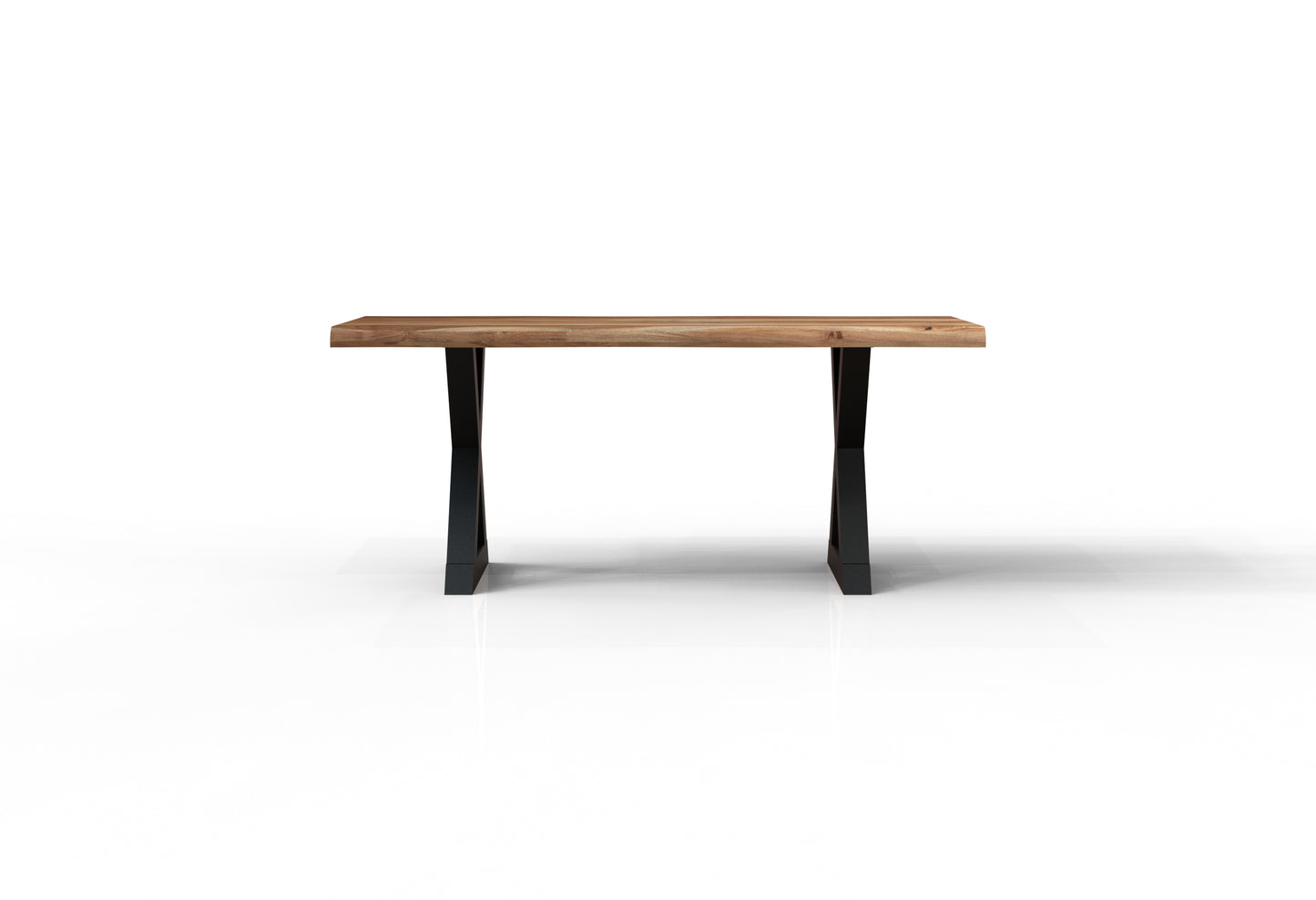 Malcolm Acacia 72" Live Edge Dining Table - Natural