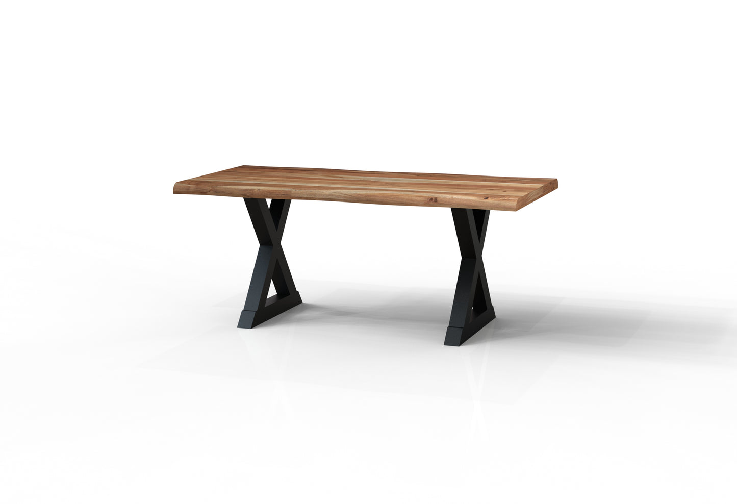 Malcolm Acacia 72" Live Edge Dining Table - Natural