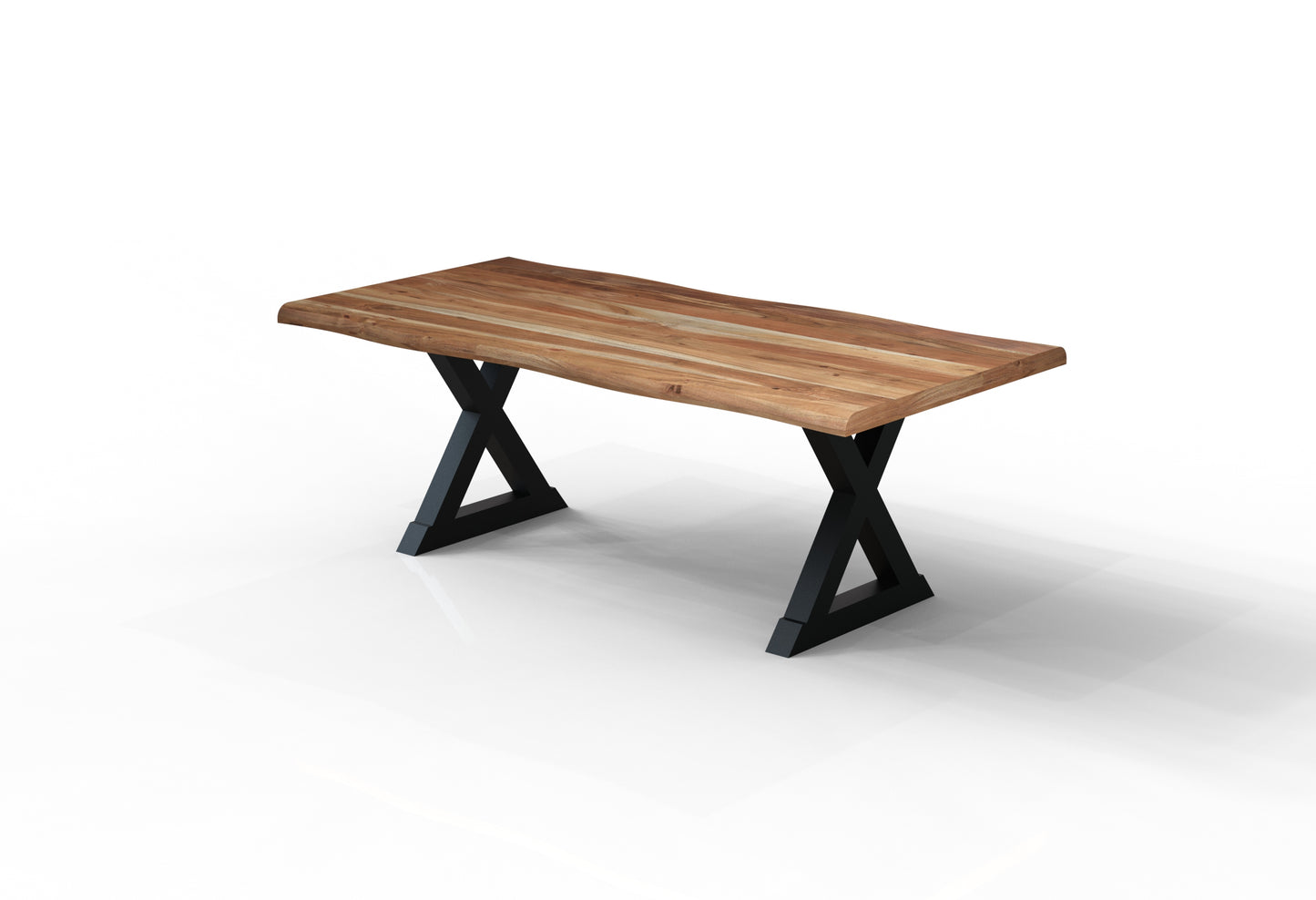 Malcolm Acacia 84" Live Edge Dining Table - Natural