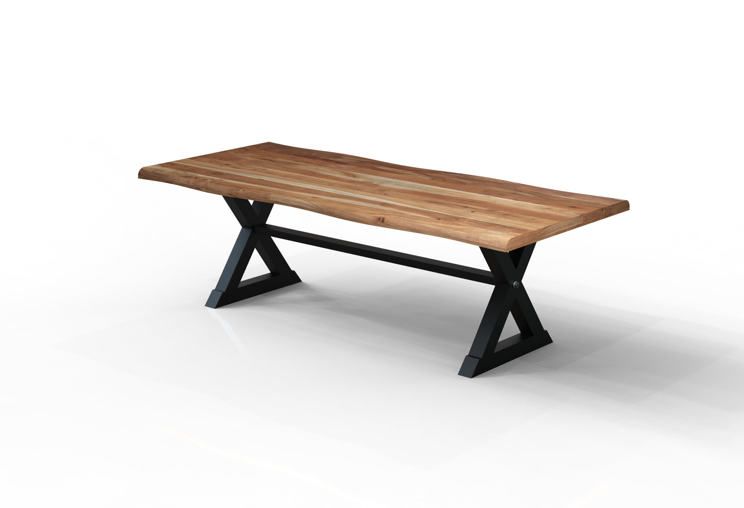 Malcolm Acacia 96" Live Edge Dining Table - Natural