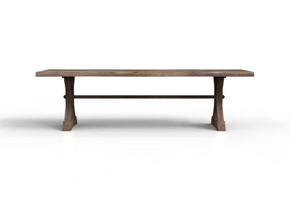 Malcolm Acacia 108" Live Edge Dining Table - Natural + Smoke