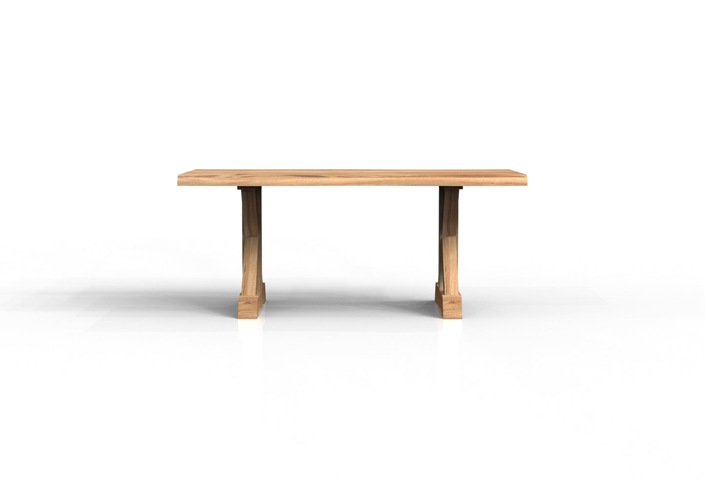 Malcolm Acacia 72" Live Edge Dining Table - Natural