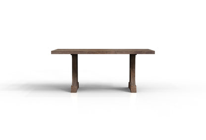 Maxwell Acacia 72" Dining Table - Natural + Smoke