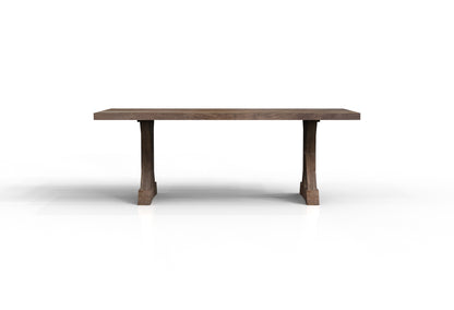 Maxwell Acacia 84" Dining Table - Natural + Smoke