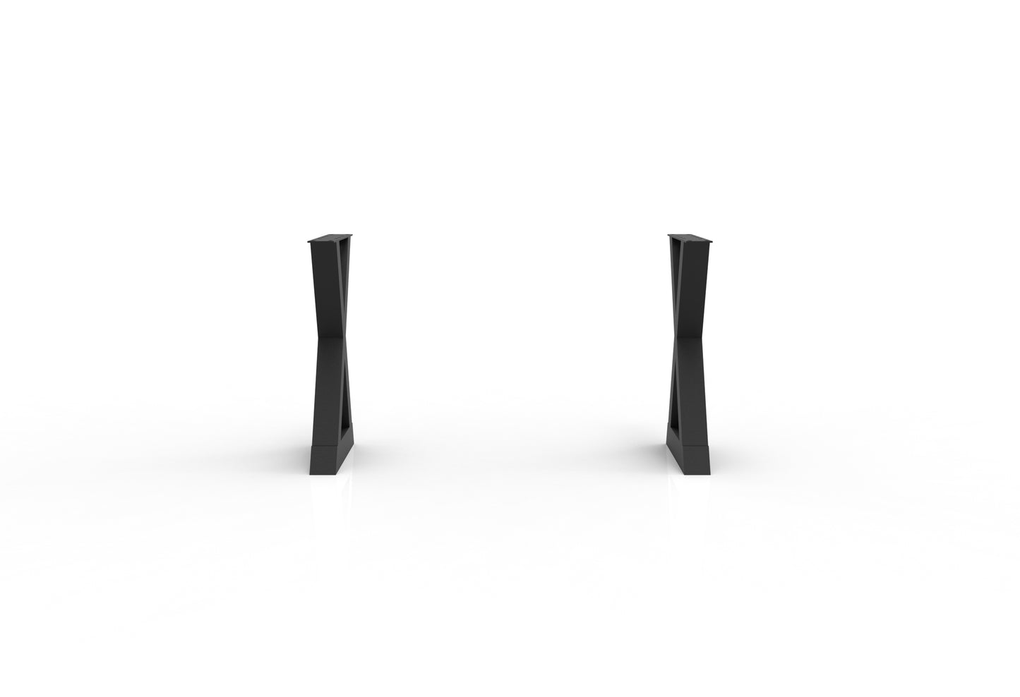 Steel X Dining Table Stretcher - 120"