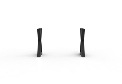 Steel X Dining Table Legs - 108"
