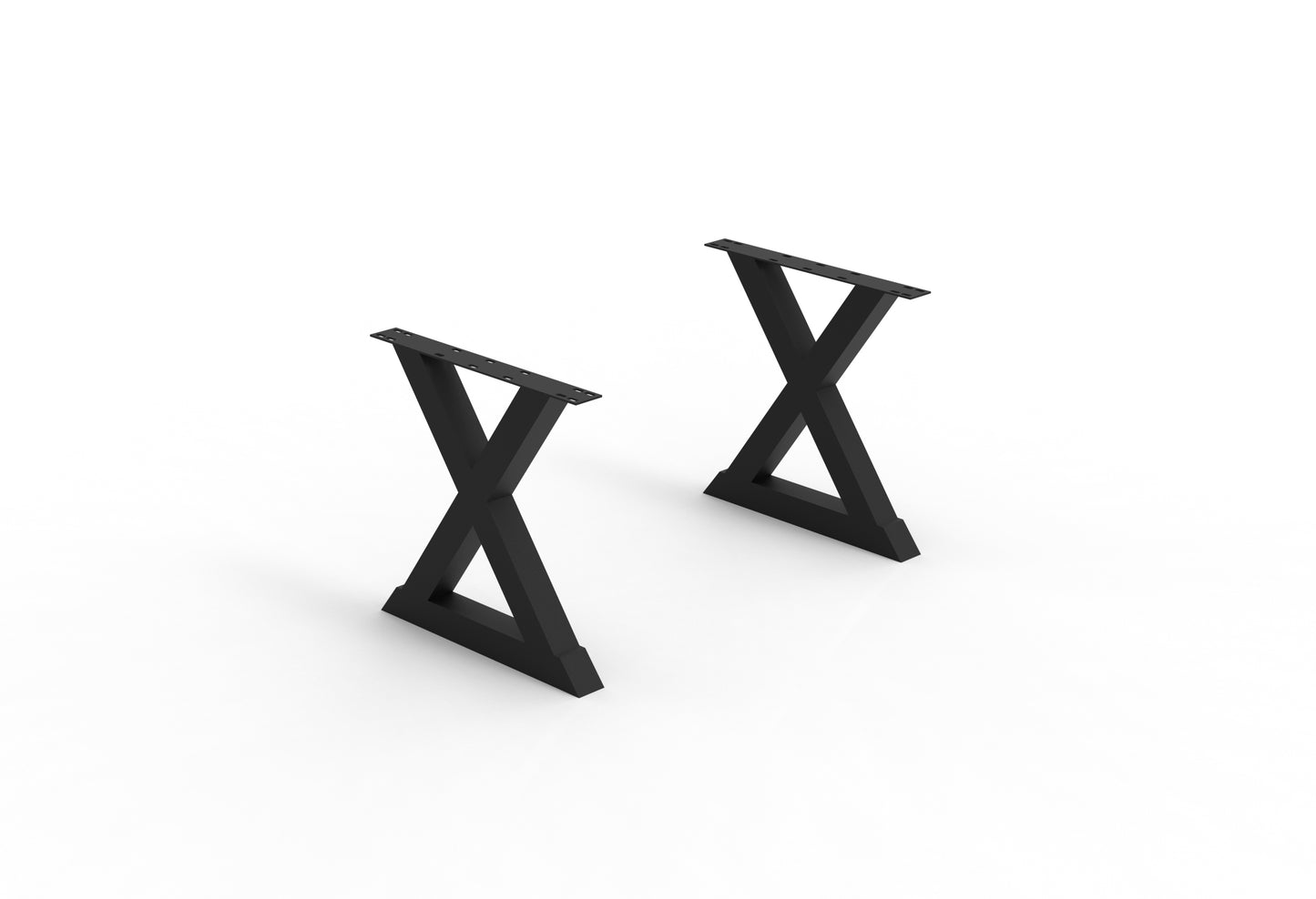 Steel X Dining Table Stretcher - 120"