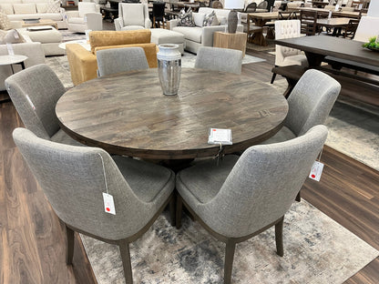 Drake 60" Round Dining Table - Carbon