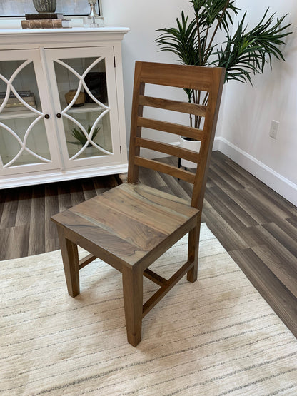 Malcolm Acacia Ladderback Side Dining Chair - Natural