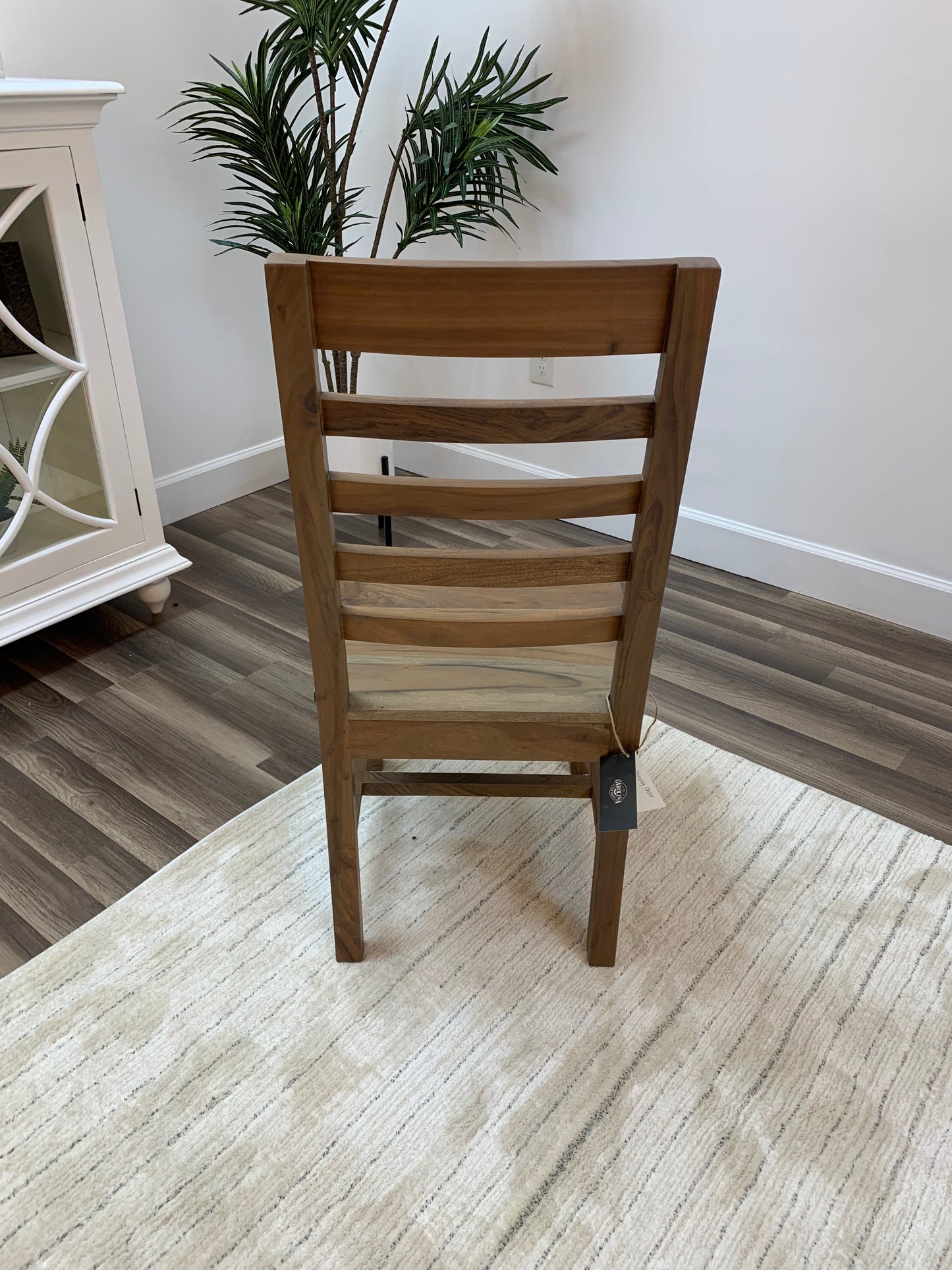 Malcolm Acacia Ladderback Side Dining Chair - Natural