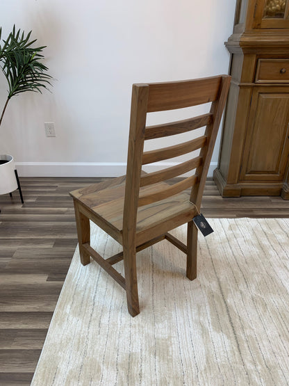 Malcolm Acacia Ladderback Side Dining Chair - Natural
