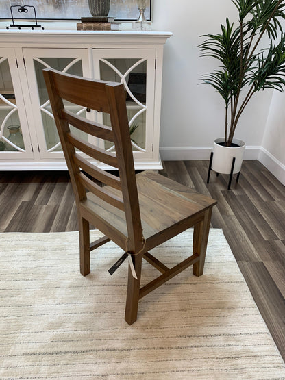 Malcolm Acacia Ladderback Side Dining Chair - Natural
