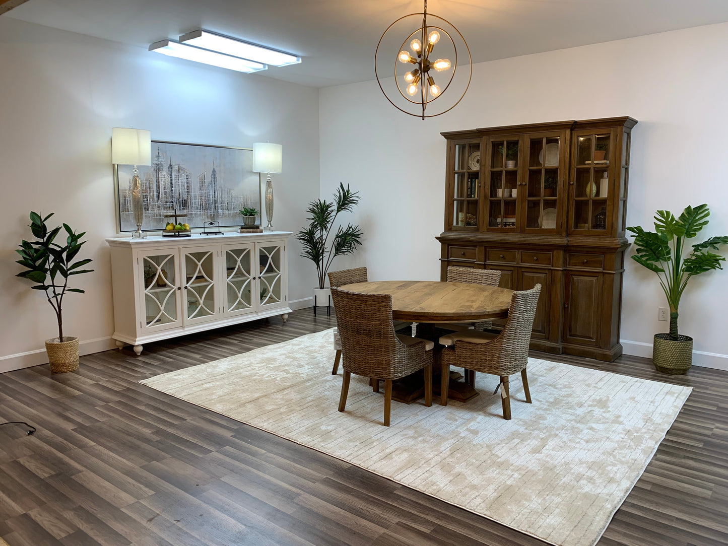 Weston 60" Acacia Round Dining Table - Natural