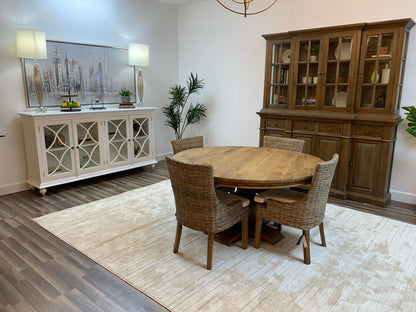 Weston 60" Acacia Round Dining Table - Natural