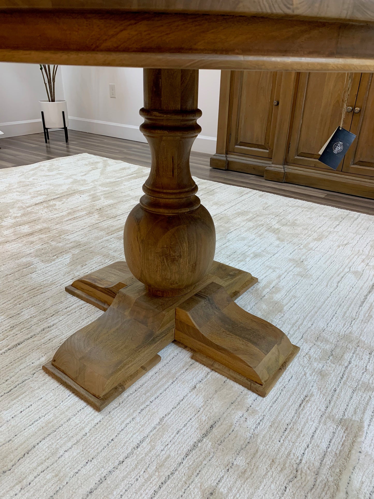 Weston 42" Acacia Round Dining Table - Natural