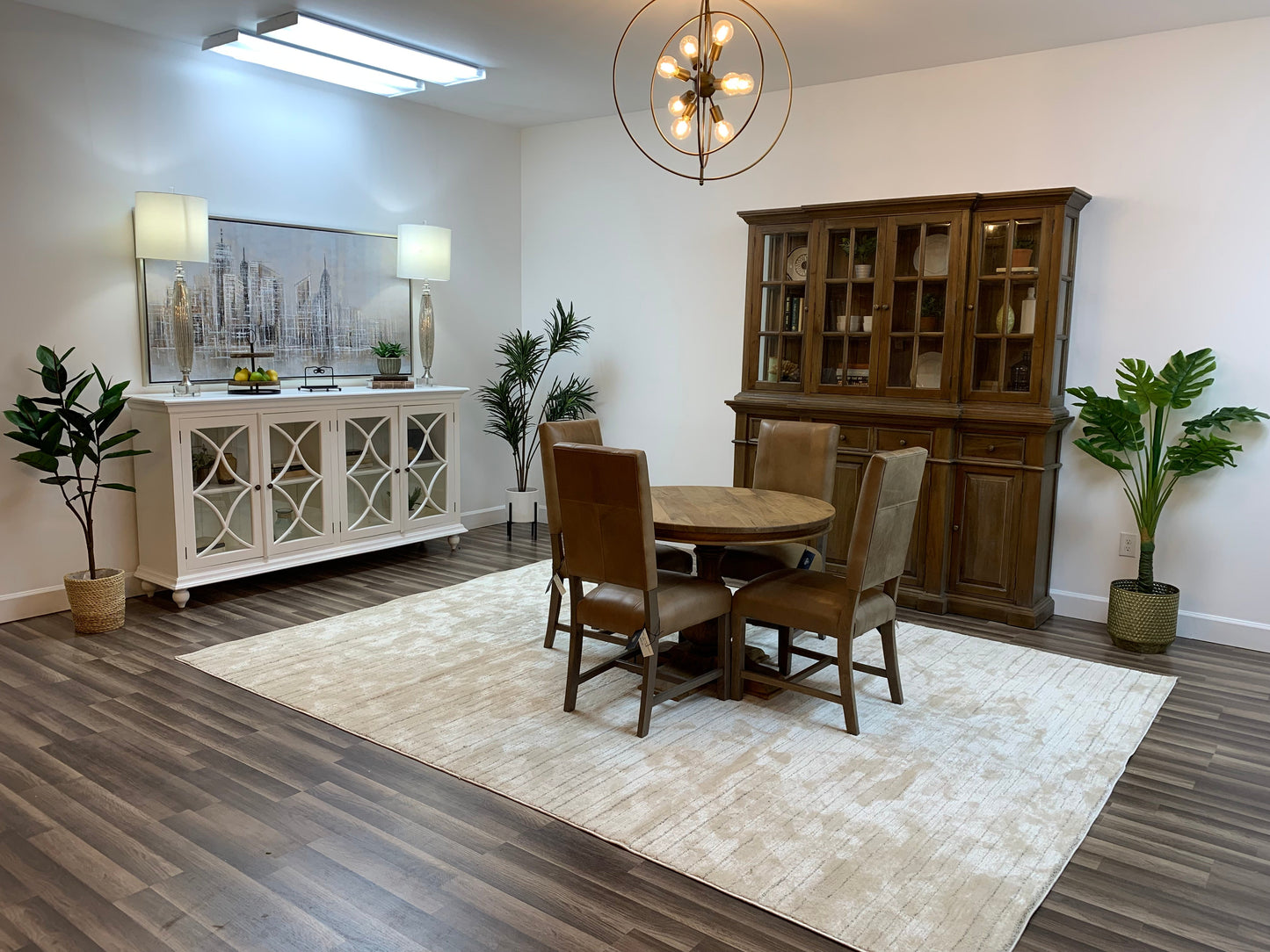 Weston 42" Acacia Round Dining Table - Natural