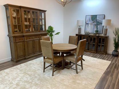 Weston 42" Acacia Round Dining Table - Natural