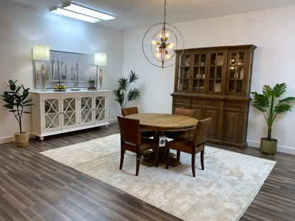 Weston 53" Acacia Round Dining Table - Natural