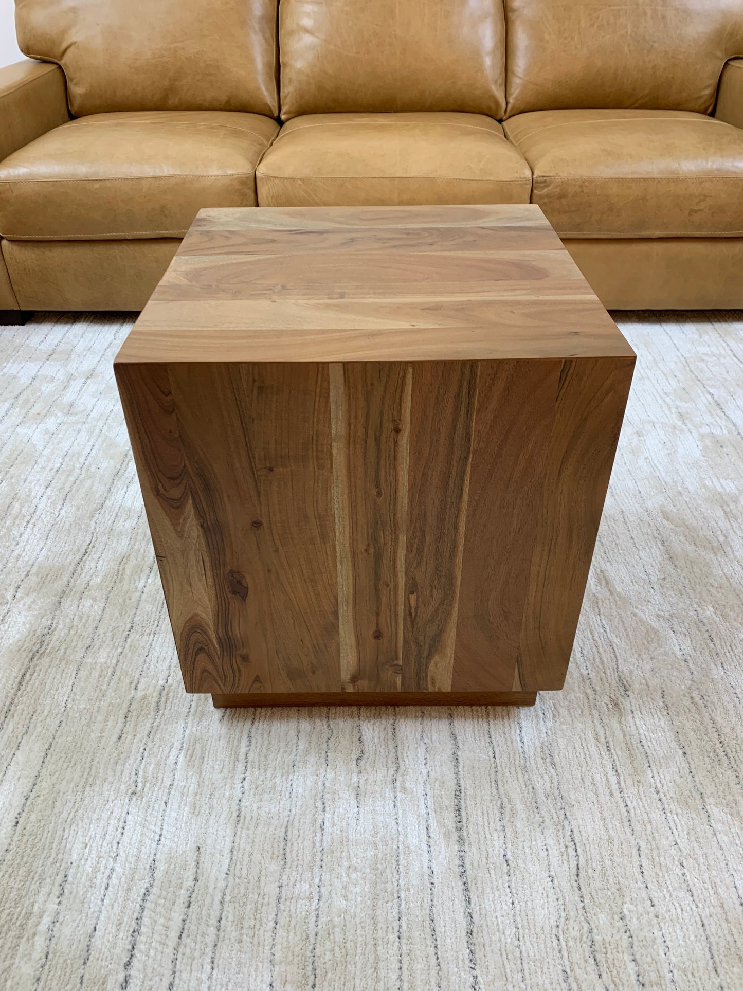 Malcolm Acacia 20" Square End Table - Natural