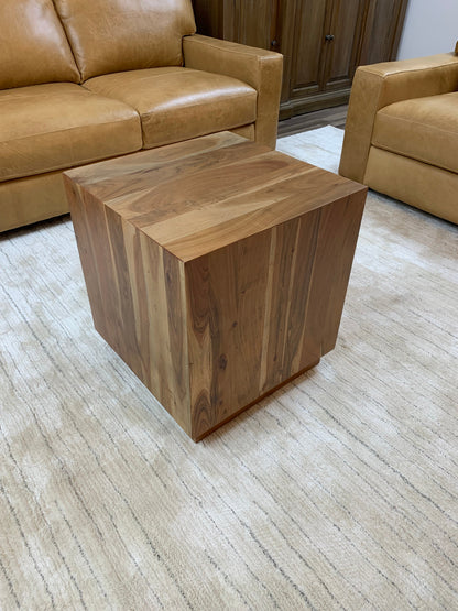 Malcolm Acacia 20" Square End Table - Natural