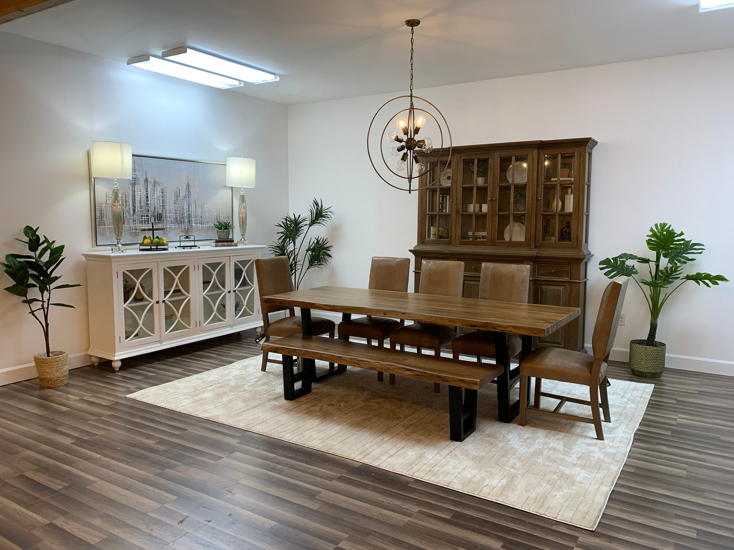 Malcolm Acacia 96" Live Edge Dining Table - Natural