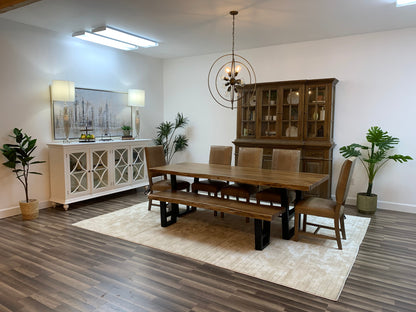 Malcolm Acacia 96" Live Edge Dining Table - Natural